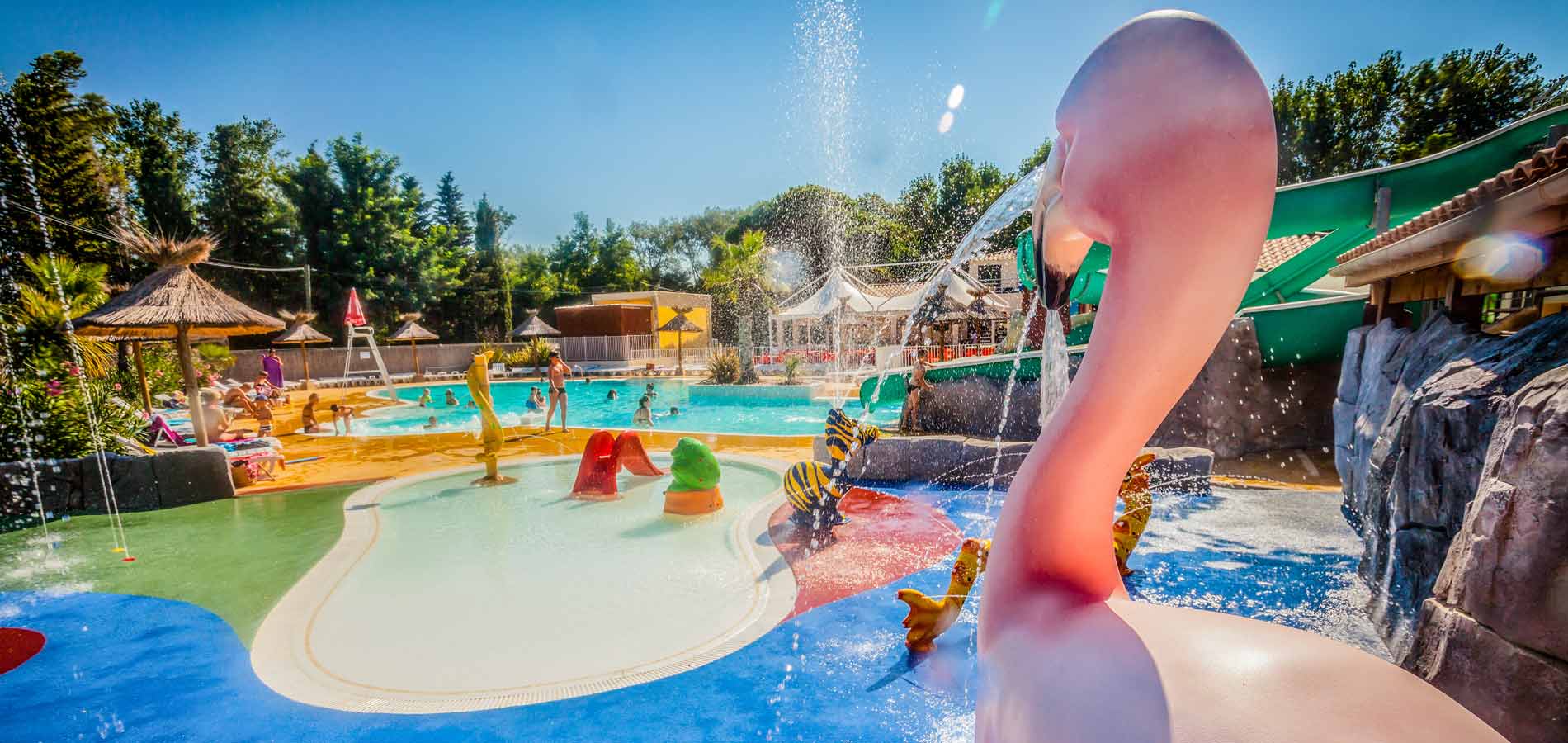 camping avec piscine vias plage