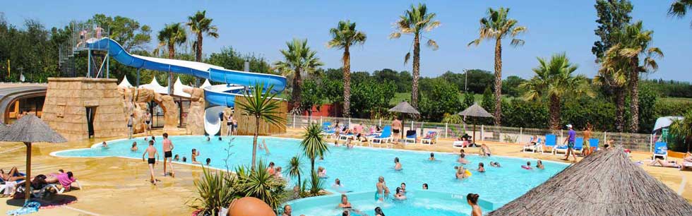 camping à vias avec piscine